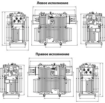 Фото чертежа ТМЗ 5600/10/0,4 Фото чертежа ТМЗ 5600/10/0,4